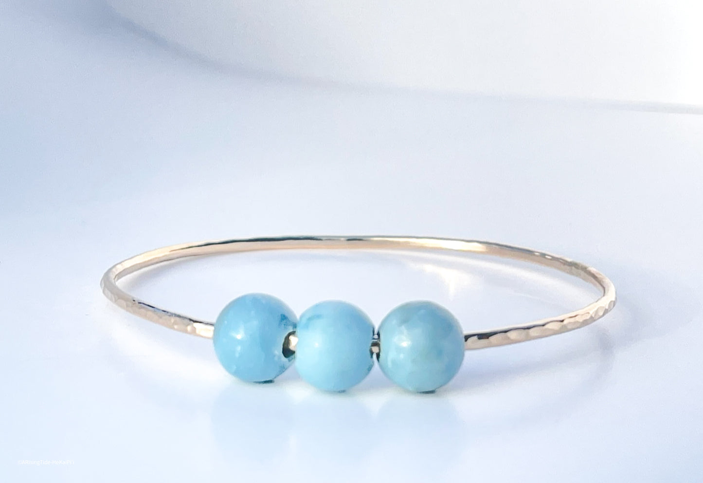 Triple Larimar Mirage Bangle