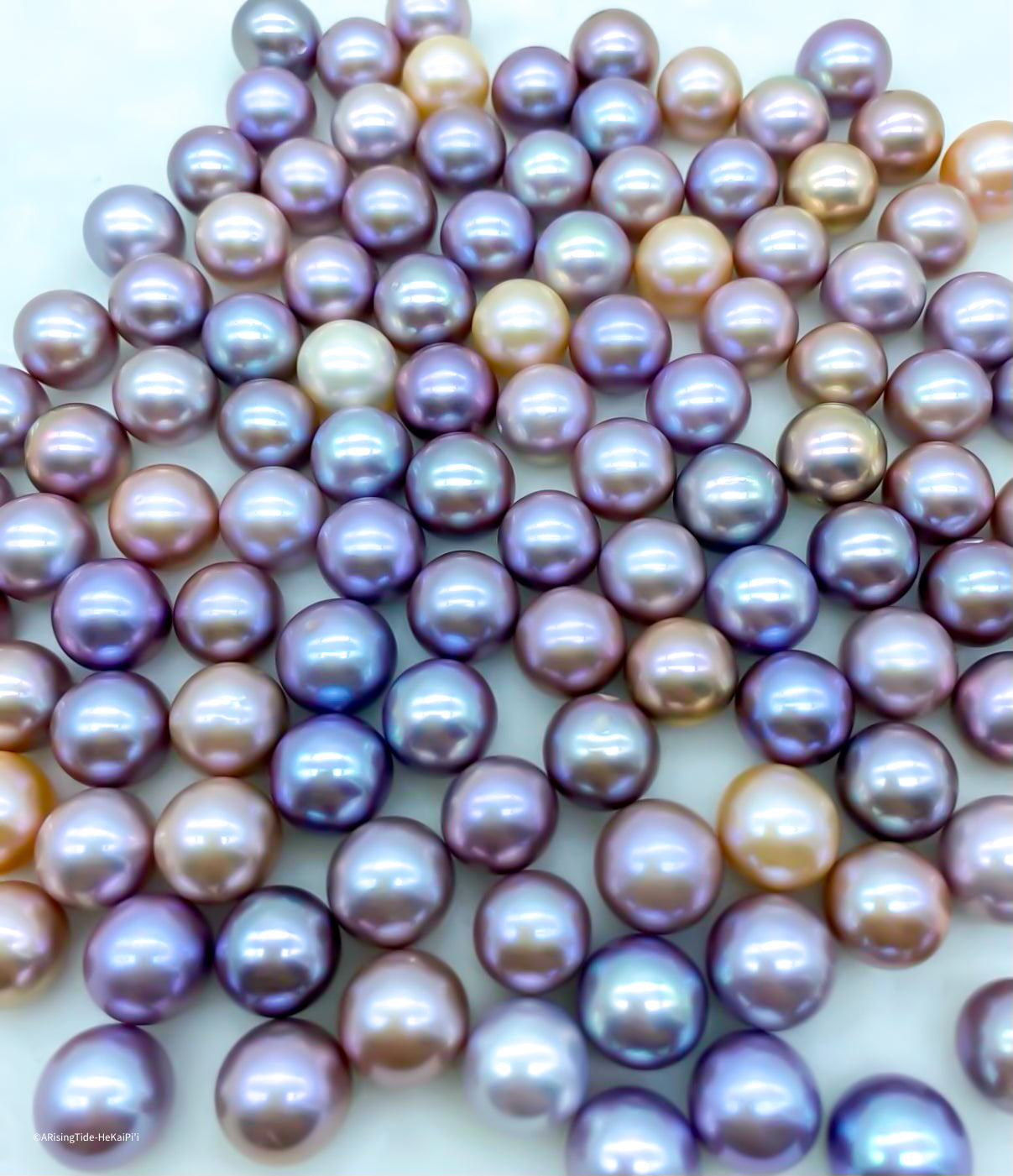 Custom AAA Pearl Necklace (Gold)