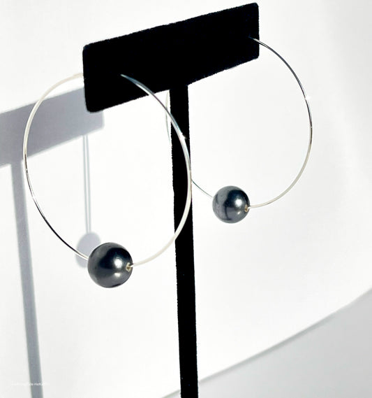 Twilight Noir Hoops
