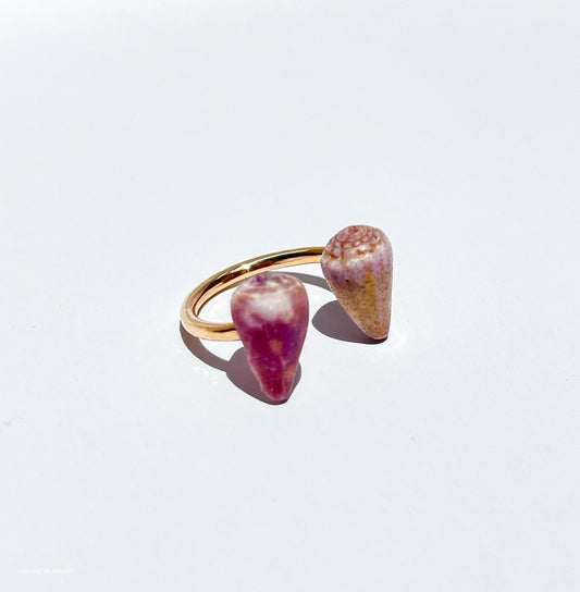 Pipeline Shell Cuff Ring