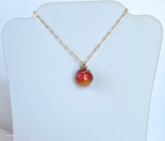 Mango Drop Necklace